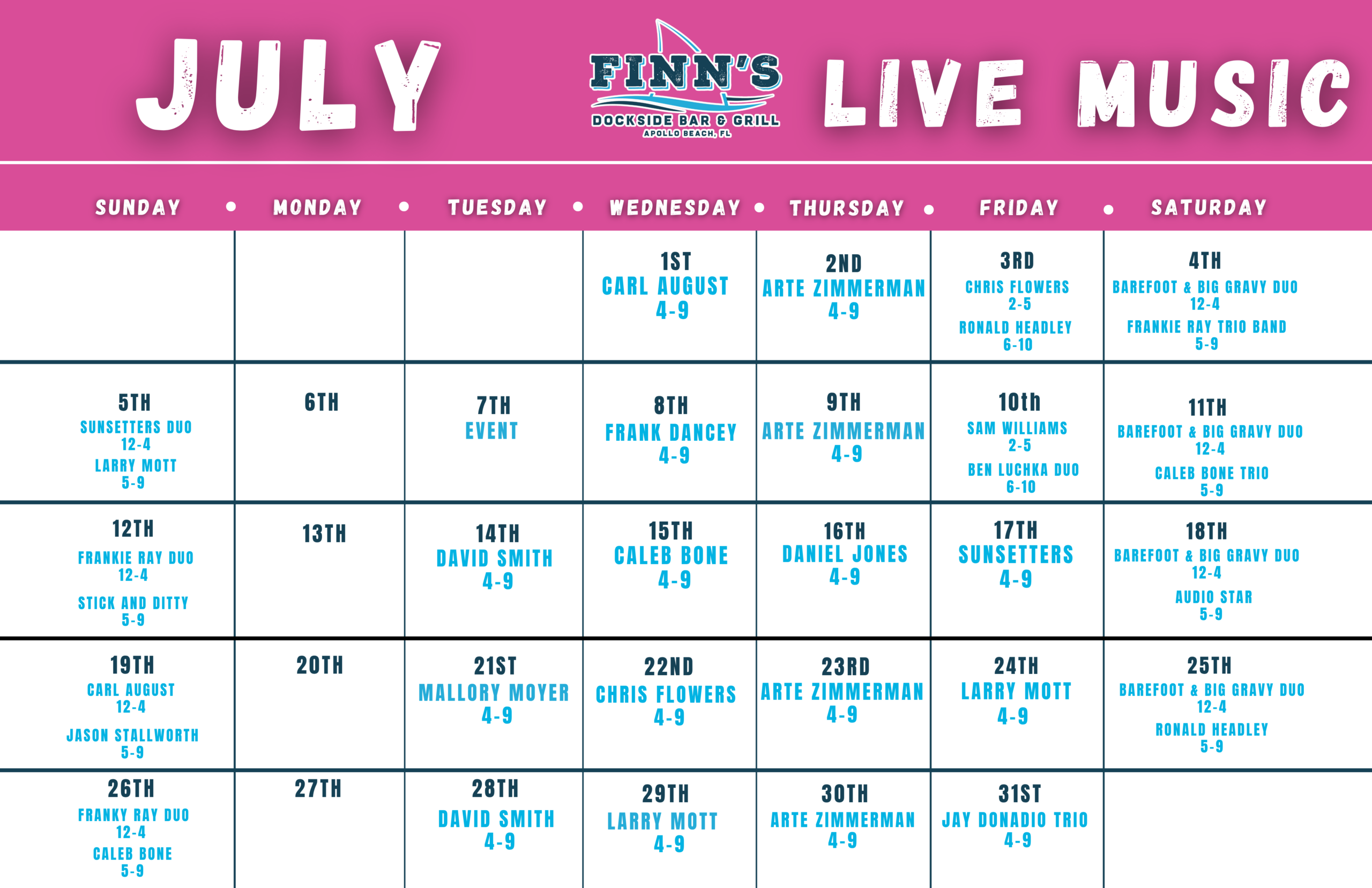 Finn's live band schedule (15)